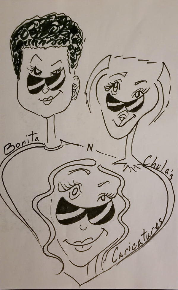Bonita N Chula Caricatures
